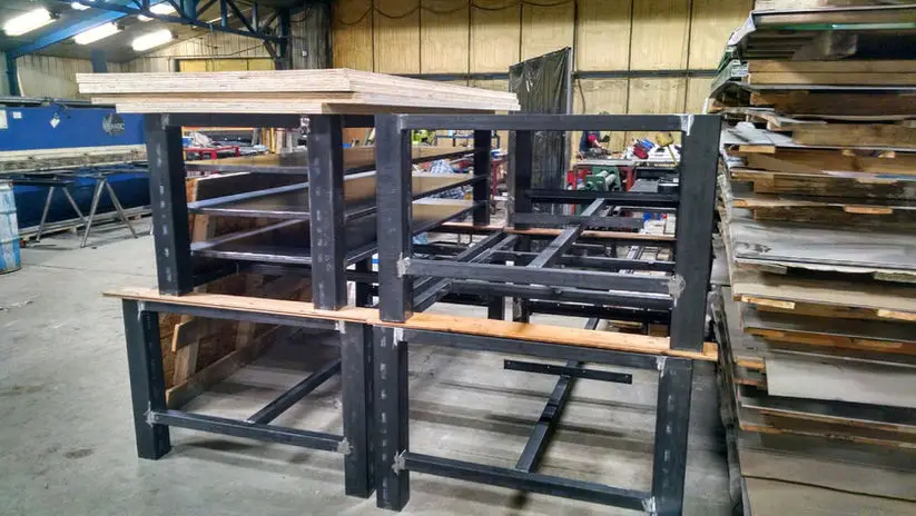 Steel tables
